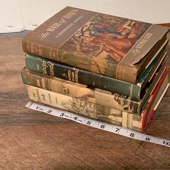 Vintage book lot with dust jackets decorative or fun reads book club edition - Picture 14 of 14